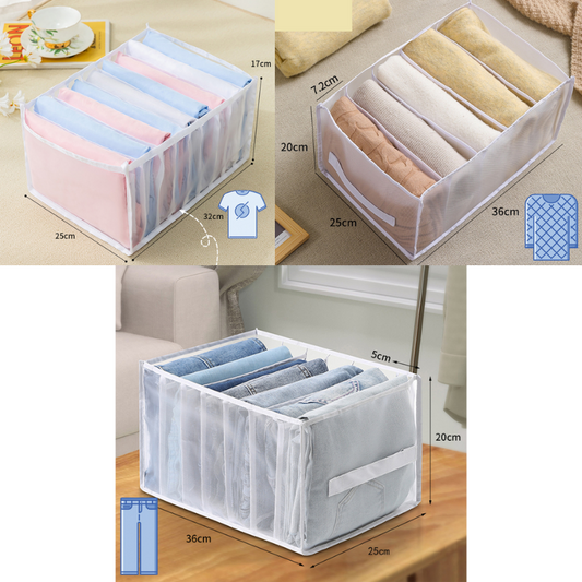 Transparent clothes organizer - pay 2 and get 3